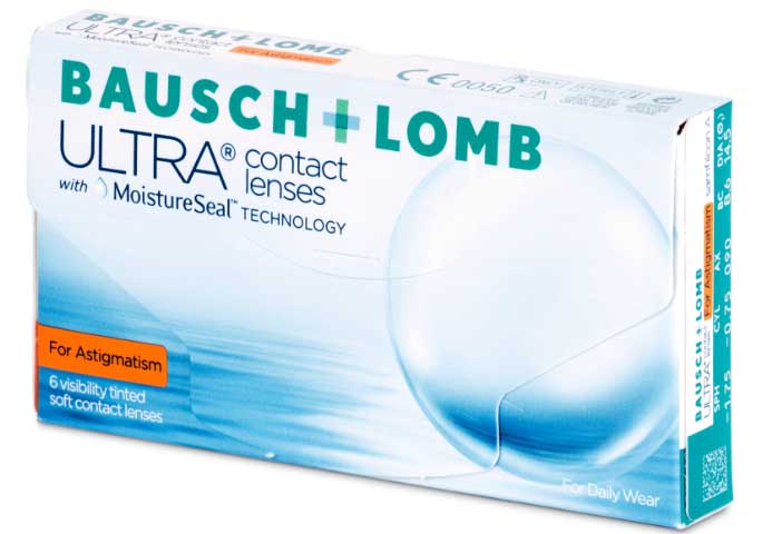 Modelo relacionado y/o destacado: Bausch+Lomb Ultra for Astigmatism (6 Lentillas)+2 Gratis. La Óptica Online 