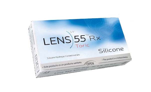 Modelo relacionado y/o destacado: Lens55 Toric Silicone RX (3 Lentillas). La Óptica Online 