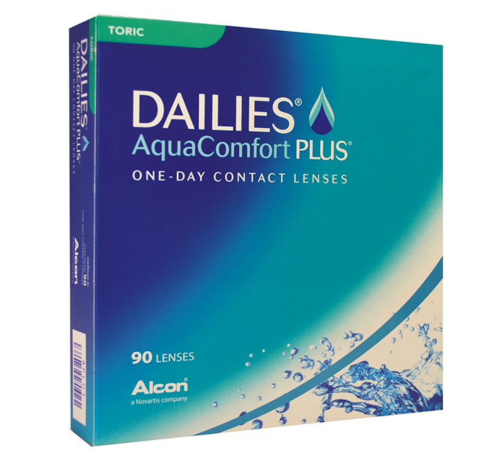 Modelo relacionado y/o destacado: Dailies Aqua Comfort Plus Toric (90 Lentillas). La Óptica Online 