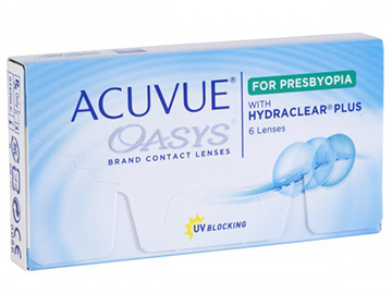 Modelo relacionado y/o destacado: Acuvue Oasys for Presbyopia (6 Lentillas) + 2 gratis. La Óptica Online 