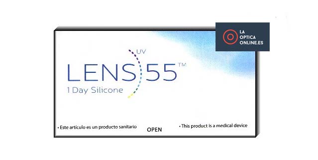 Modelo relacionado y/o destacado: Lens55 1 day silicone (15 Lentillas). La Óptica Online 