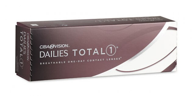 Vista/imagen 1 del modelo Dailies Total 1 (30 Lentillas) + 5 gratis. Tienda online de gafas de marca